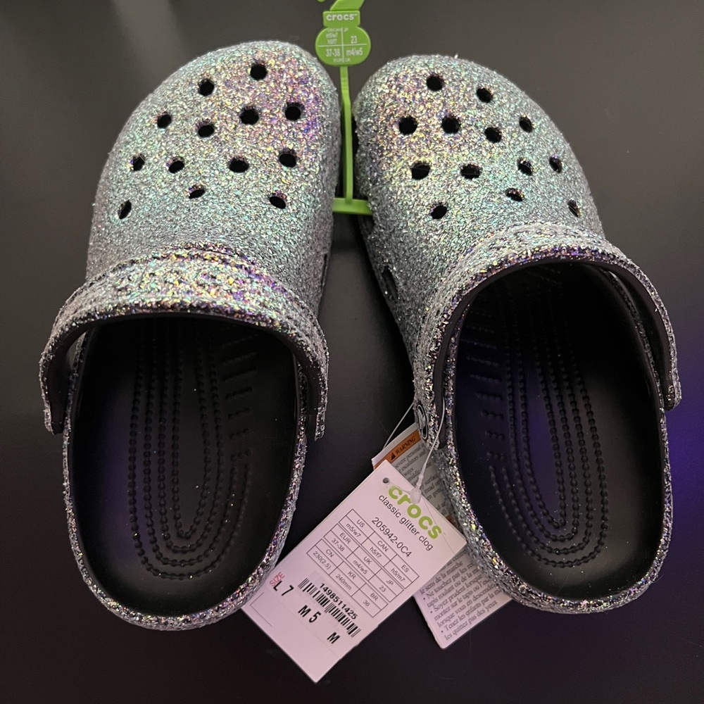 Crocs Glitter Clogs